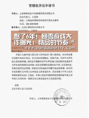 憋了6年！暴雪游戏大作曝光：精品的节奏“熊猫体育app”